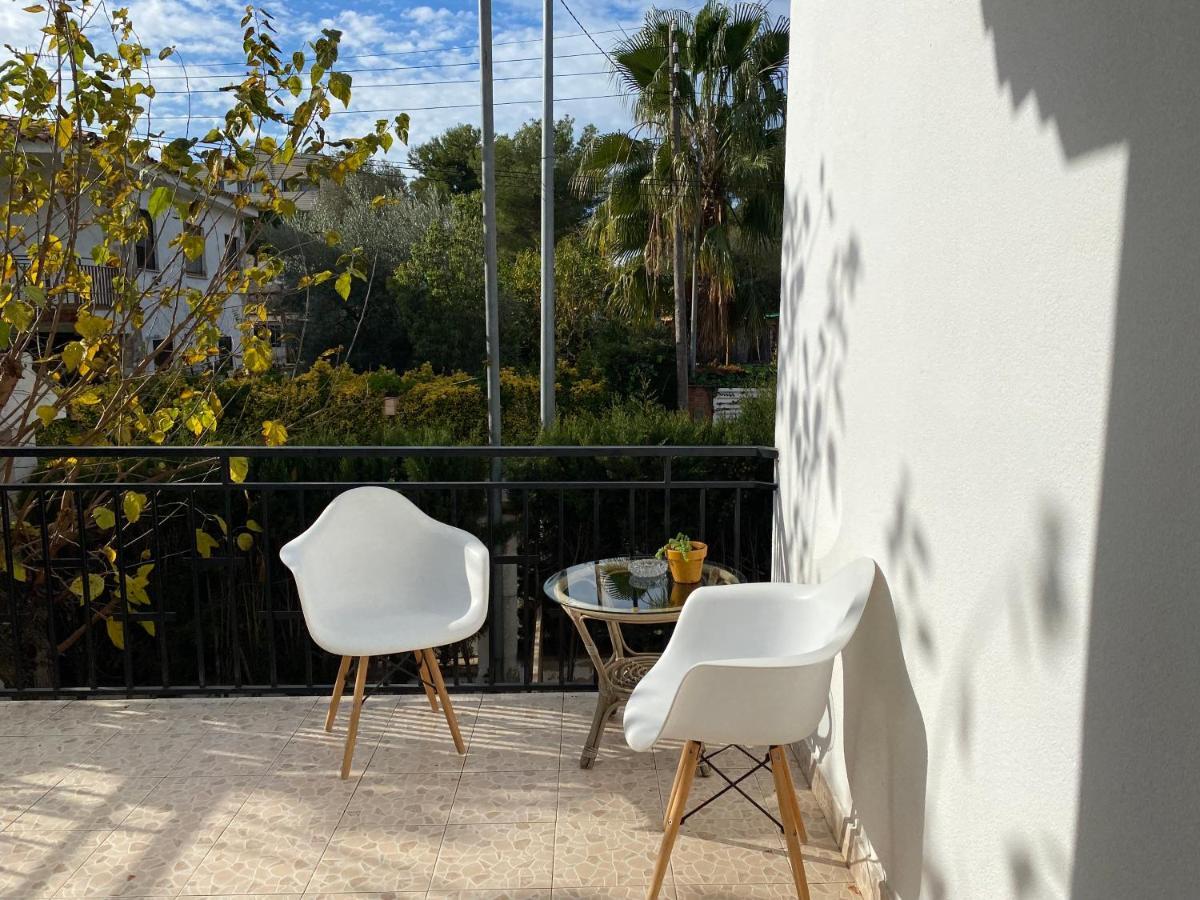 Charming Apartment In A Duplex With Garden & Balcony Cunit Dış mekan fotoğraf